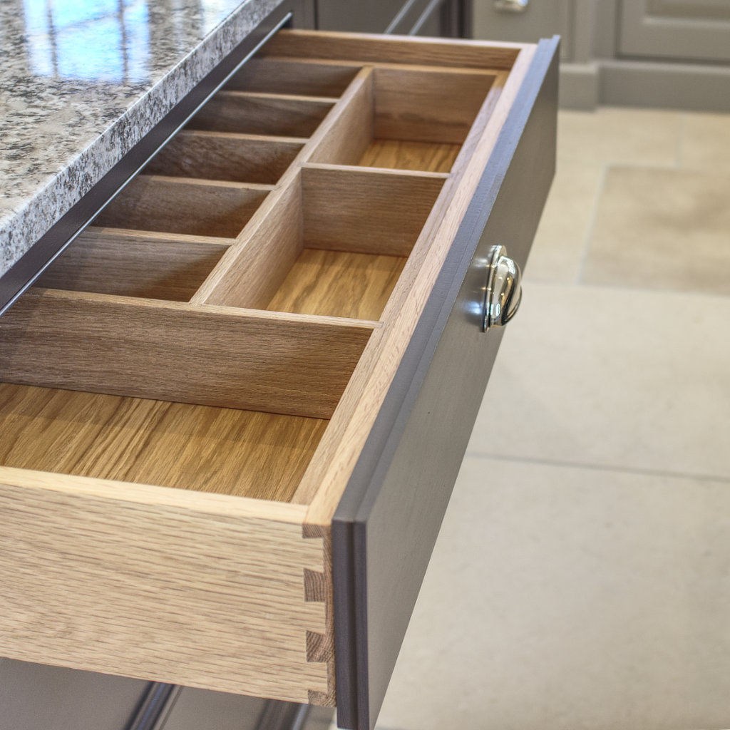 Oak Cutlery Tray